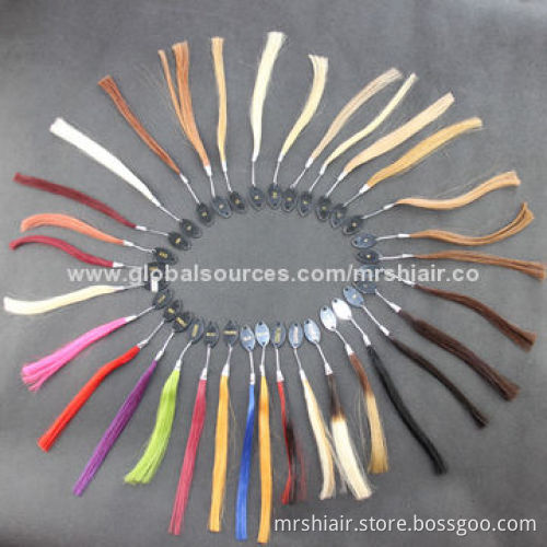 100% Human Hair Color Chart